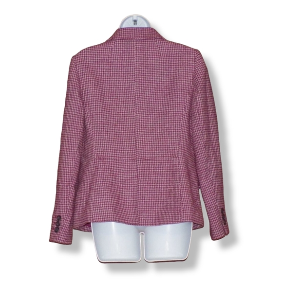 NWOT Talbots Shetland Wool Houdstooth Blazer - Picture 6 of 9